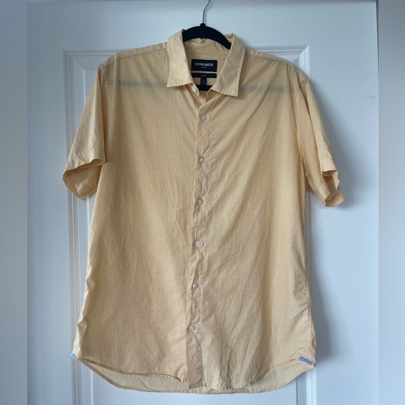 Bonobos Men's Yellow Shirt - Picture 1 of 3